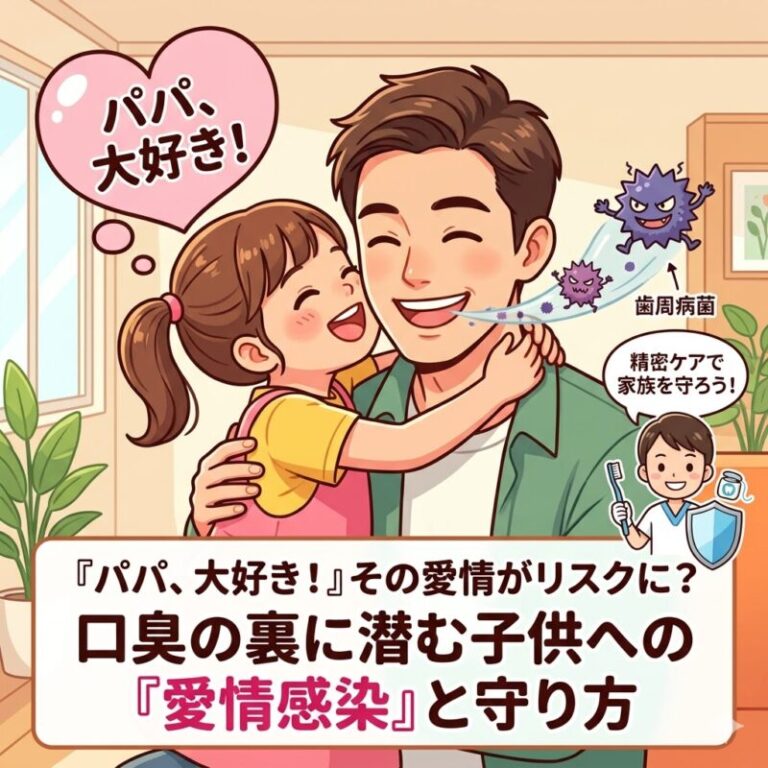 「パパ、大好き！」その愛情がリスクに？口臭の裏に潜む子供への「愛情感染」と守り方